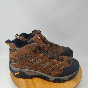 Merrell Moab 2 Mid Waterproof Hiking Boots- Mens- Size 11- Brown- Outdoor Shoes